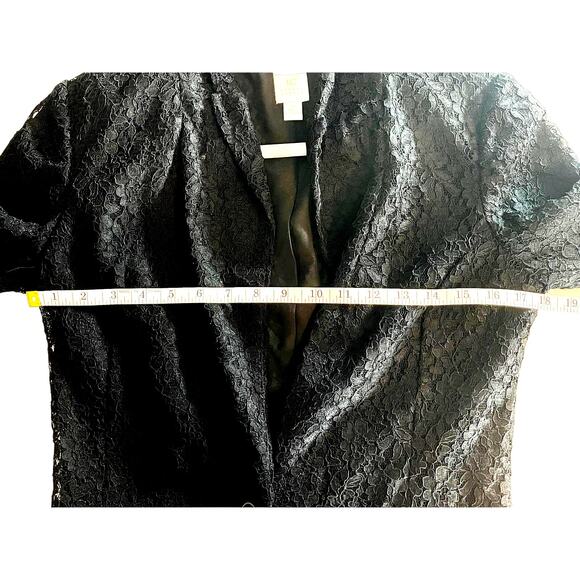 LC Laura Conrad Black Lace Blazer. Long Sleeve. Size 8 - Picture 7 of 7